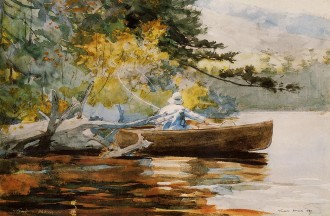 "A Good One"; Winslow Homer
