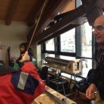 Artigiani di canne in legno