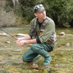 Stefano in pesca