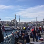 Pescatori dal ponte di Galata istanbul