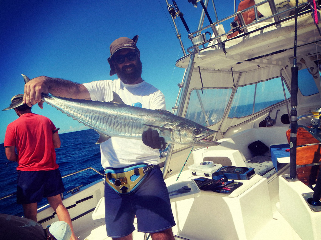 Io con un discreto Tazard / Spanish Mackarel