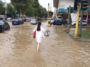 Gli effetti dell'esondazione del Seveso