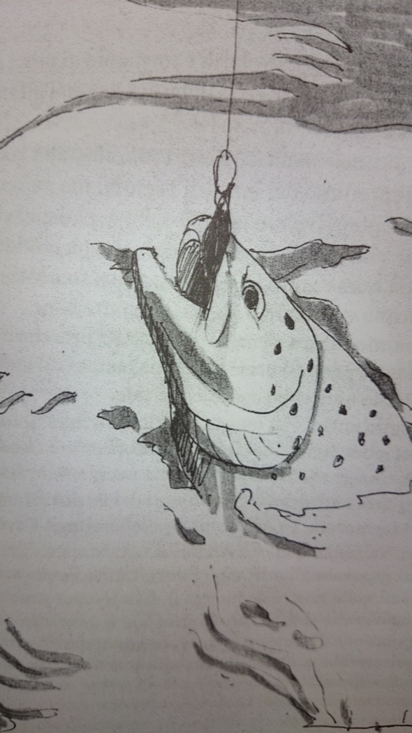 Illustrazione del libro "Trote a revù"