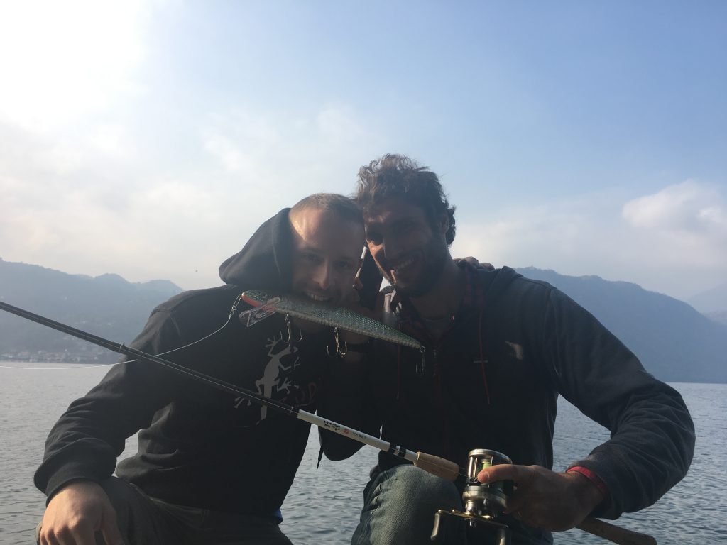 Marcello e Pietro Ready to go fishing!