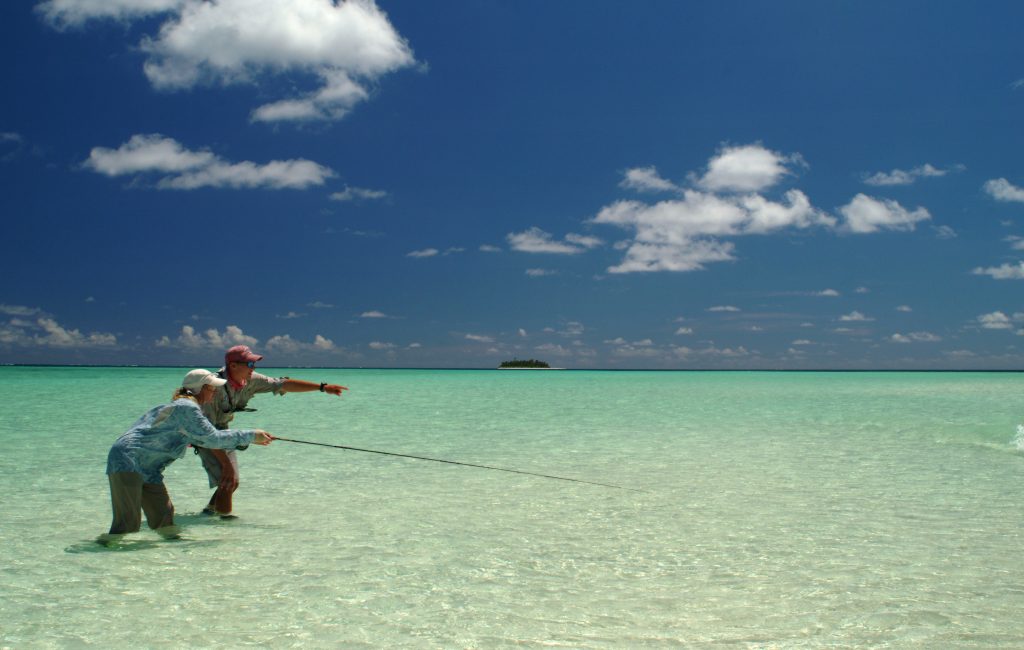 Marica Cicoria e il mare delle Seychelles