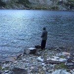 Jaco in pesca al tramonto