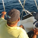 John Peluffo pattuglia il mare dall'alto del Blue Marlin