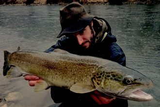 Trota Marmorata in Adige record big trout Pietro Invernizzi